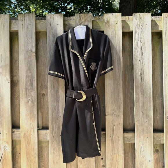 70s - 80s Luxurious Algo Executive Dress - Picture 1 of 8